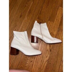 Schutz White leather Ankle Boot
